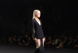 At the legendary Olympia in Paris, Stéphane Rolland once again proved that Haute Couture is more than fashion—it’s emotion, architecture, and artistry woven into every silhouette. His Fall/Winter 2026–2027 collection paid a moving tribute to the iconic Dalida, retracing her journey from Cairo to Paris through a series of extraordinary sculptural creations that embodied strength, elegance, and theatrical grandeur. From sweeping capes and impeccable draping to the maison’s signature architectural volumes, each silhouette reflected Rolland’s unparalleled mastery of couture design.