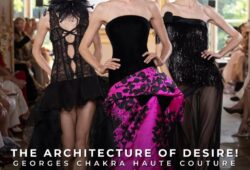 When couture reveals its soul. Georges Chakra’s Fall/Winter 2026/27 Haute Couture collection is a captivating exploration of strength, seduction, and the beauty of impeccable construction. Exposed corsetry, sculptural silhouettes, and extraordinary artisanal craftsmanship transform every look into a statement of modern elegance, where every detail tells a story. Rooted in timeless black and punctuated by bold bursts of crimson, cobalt, and fuchsia, the collection reminds us that true beauty lies not only in what we see, but in the emotion it leaves behind long after the runway fades.