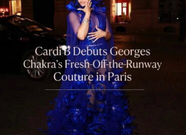 Straight from the runway to one of Paris’ most glamorous evenings.