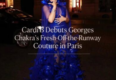 Straight from the runway to one of Paris’ most glamorous evenings.