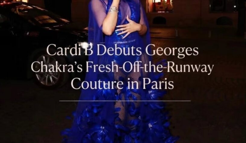 Straight from the runway to one of Paris’ most glamorous evenings.