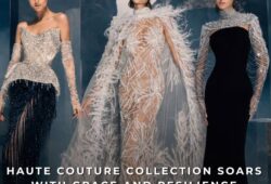 Against the breathtaking backdrop of Lebanon’s majestic mountains, Ziad Nakad unveils L’Envol, his Fall/Winter 2026–2027 Haute Couture collection—a poetic tribute to freedom, resilience, and the beauty of returning to nature. Inspired by the graceful flight of birds, each silhouette embodies movement, strength, and effortless femininity, brought to life through fluid draping, exquisite craftsmanship, and luminous Swarovski embellishments.