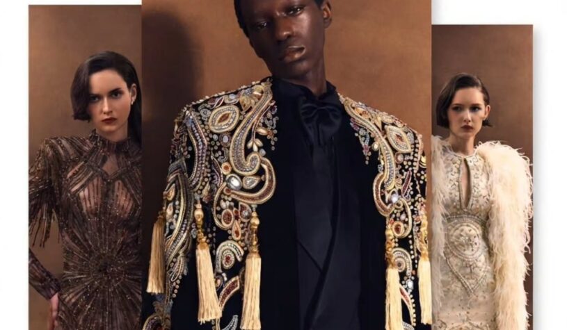 From departure to destination, every silhouette tells a story. For Fall/Winter 2026–2027 Haute Couture, Saiid Kobeisy unveils ‘Passage Privé’—a poetic journey through the elegance of the early twentieth century, where Art Deco influences, cinematic storytelling, and masterful craftsmanship converge. Rich velvets, metallic French lace, fluid draping, and intricate embellishments unfold in a collection that celebrates transformation, proving that true couture is not simply worn—it is lived, experienced, and remembered long after the final look.