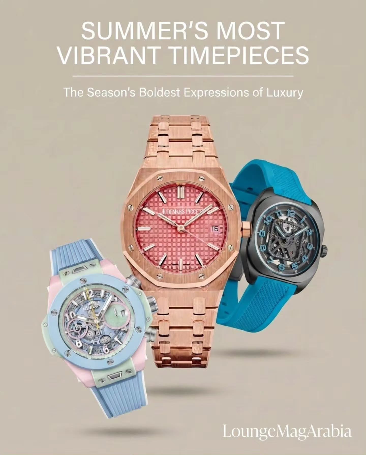 Summer is the season where luxury embraces colour, innovation, and effortless sophistication—and nowhere is that more evident than on the wrist.