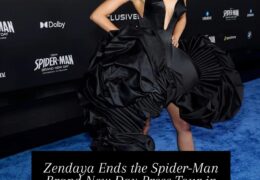 In an Ashi Studio dress once again, Zendaya saved the best for last.  Serving another masterclass in modern couture, she closed out the SpiderManBrandNewDay press tour with a look that was equal parts dramatic, elegant, and unforgettable. From the impeccable silhouette to the intricate detailing, every appearance has been a fashion moment—but this finale might just be the standout of them all.