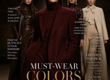 THE SHADES DEFINING FALL/WINTER 2026.