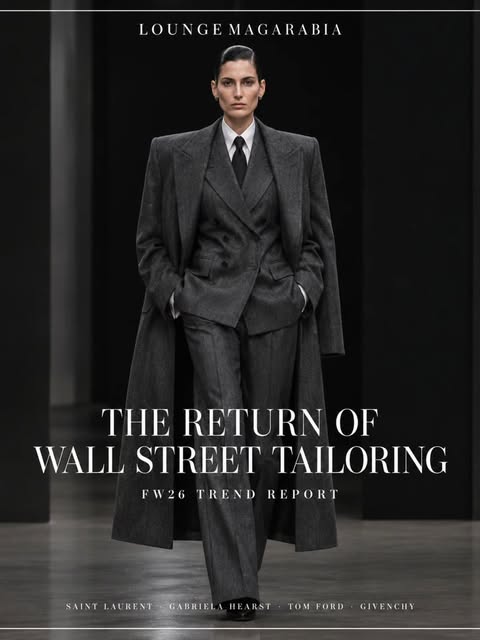 The return of power dressing.
