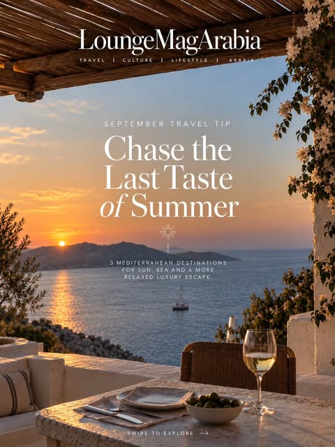 CHASE THE LAST TASTE OF SUMMER.
