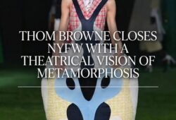 Thom Browne closes New York Fashion Week with a theatrical vision of metamorphosis.