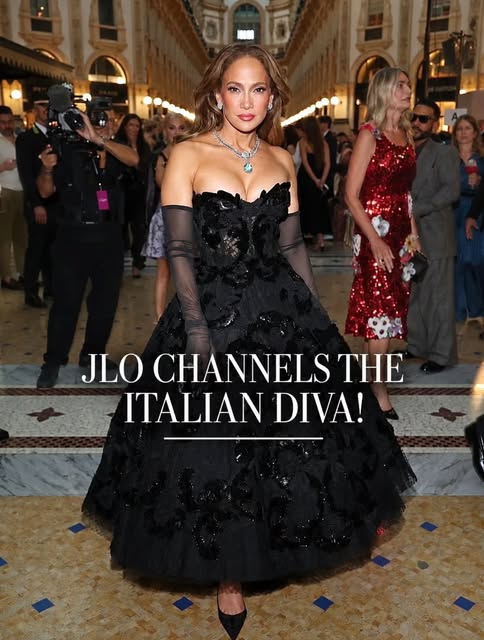 Milan had its moment — and then Jennifer Lopez arrived.