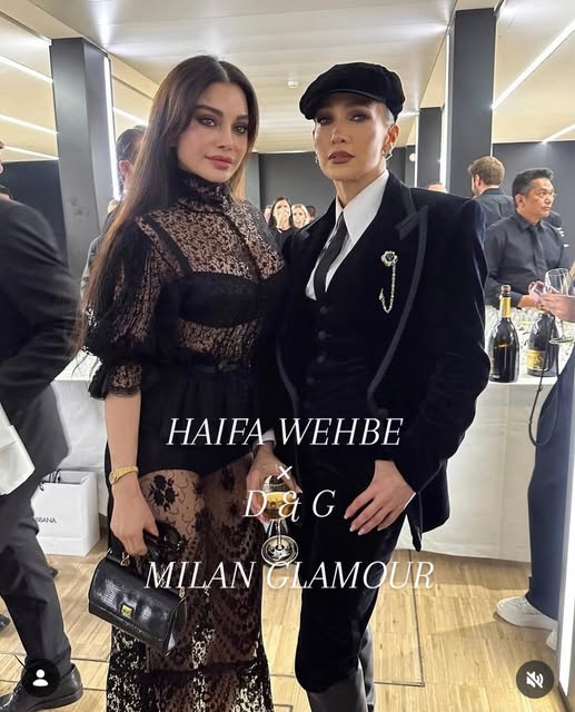 Haifa Wehbe brings her signature glamour to Milan, stepping into the Dolce & Gabbana world for a show that celebrates bold femininity, Italian elegance, and unapologetic style.