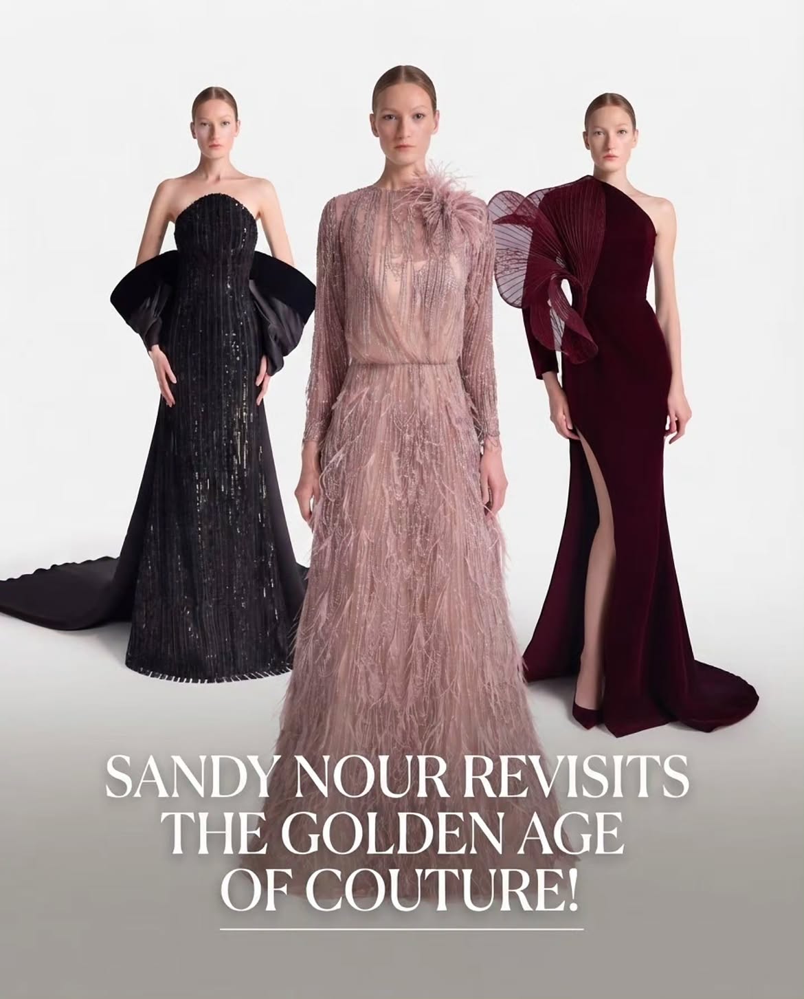 SANDY NOUR’S ‘RENDEZ-VOUS’ IS A LOVE LETTER TO 1950s ELEGANCE.