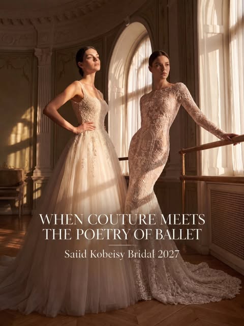 WHEN COUTURE MEETS THE POETRY OF BALLET!